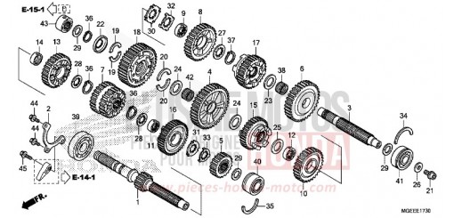 TRANSMISSION (VFR1200F) VFR1200FF de 2015